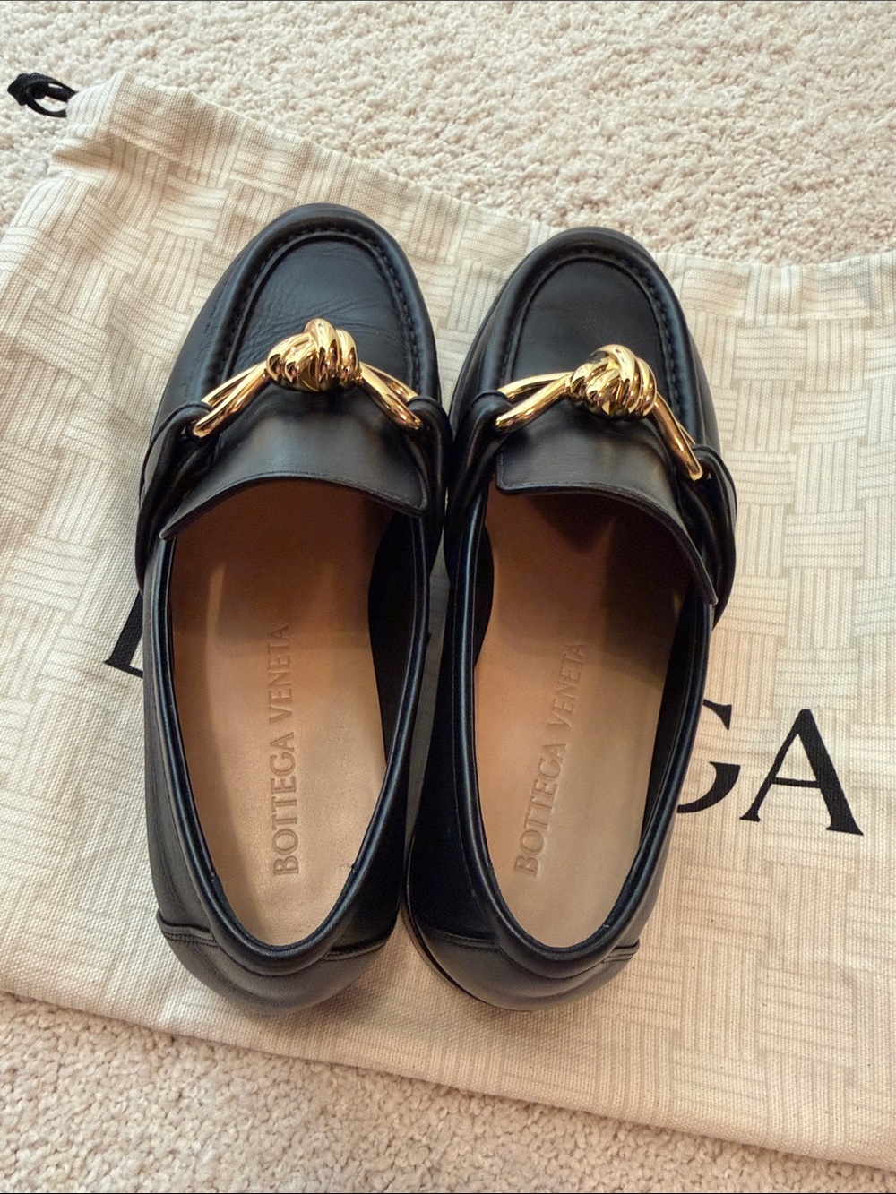 Bottega Veneta Astaire embellished leather loafers - Picture 5 of 6